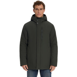 No Excess Jacket hooded softshell dark army