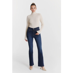 Cup of Joe Coj matilda dames flare jeans deep blue
