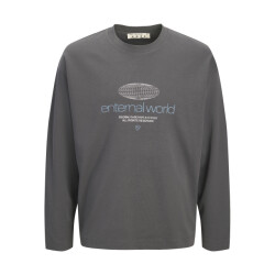 Jack & Jones Jcobarron print ls tee styd