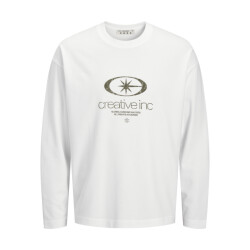 Jack & Jones Jcobarron print ls tee styd