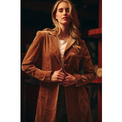 Helena Hart 7833 blazer tuxy chenille camel