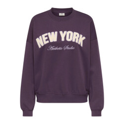 Jacqueline de Yong Mesa l/s o-nk emb sweat