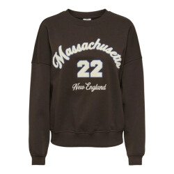 Jacqueline de Yong Mesa l/s o-nk emb sweat