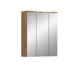 Furnilux Blake spiegelschrank 60 cm – 3 spiegeldeuren en 6 legplanken