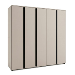 Furnilux Amara kledingkast combinatie 200 cm – 5-deurs set in