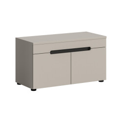 Furnilux Canu zitbank in – garderobebank met 2 deuren (60x45x37 cm)