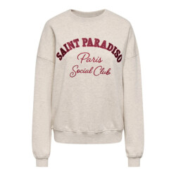 Jacqueline de Yong Mesa l/s o-nk emb sweat