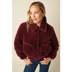 King Louie Isla silver fur 10652 porto red