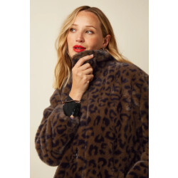 King Louie Ilse coat billy 10629 rum brown