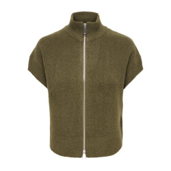 Only onlbianca sl highneck zip vest knt 15383481 beech