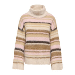 Only onlperil ls rollneck ex knt 15374906 birch stripes