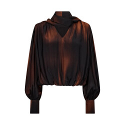 CPH Muse Cmlaura blouse umber w. black
