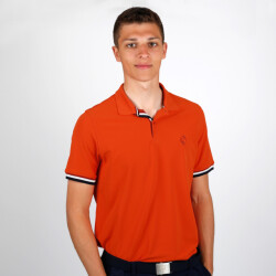 Q1905 Polo shirt matchplay oranje rood