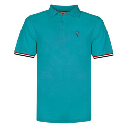Q1905 Polo shirt bloemendaal aqua