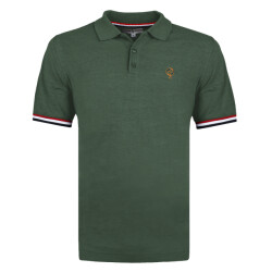Q1905 Polo shirt bloemendaal donker