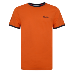 Q1905 T-shirt captain roest /donkerblauw