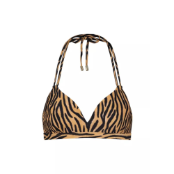 Beachlife soft zebra halter bikinitop -