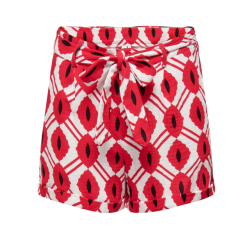 Only Onlthyra aop paperbag shorts wvn cs