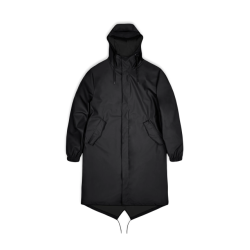 Rains 18140 fishtail parka black