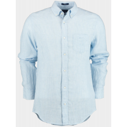 Gant Casual hemd lange mouw reg linen stripe shirt 3230081/468