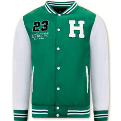 Tony Backer Dunne baseball jacks zomer groen