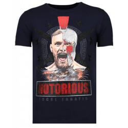 Local Fanatic Conor notorious warrior rhinestone t-shirt