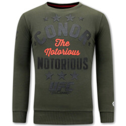 Local Fanatic Sweater met print conor notorious