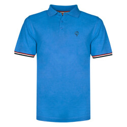 Q1905 Polo shirt bloemendaal kobalt