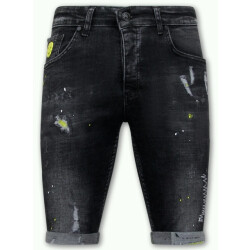 Local Fanatic Korte broek met verfspatten 1022