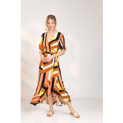 &Co Woman Anne retro jurk terra multi