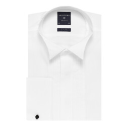 Profuomo Originale slim fit smoking overhemd met lange mouwen