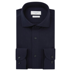 Profuomo Knitted mercerised overhemd met lange mouwen