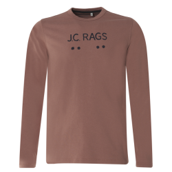 J.C. Rags Renzo t-shirt met lange mouwen