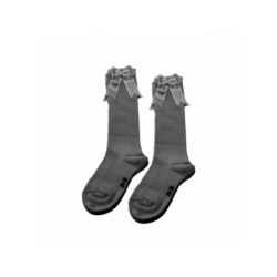 In Control 876-2 knee socks grey melange