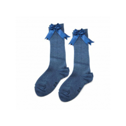 In Control 876-2 knee socks blue