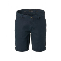 No Excess 198190307 short with linen garment dyed chino