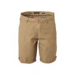 No Excess 1981907 short with linen garment dyed chino