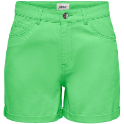 Only Vega-darsy hw mom shorts col pnt summer green