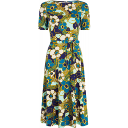 King Louie Betty party dress selena deep blue