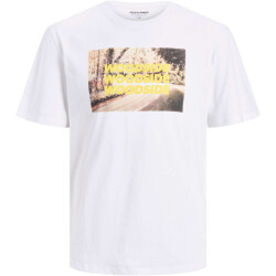 Jack & Jones Outside tee ss crew neck bright white