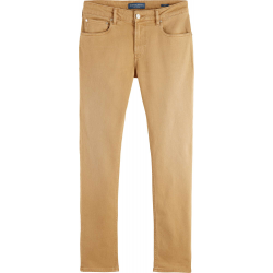 Scotch & Soda Skim skinny jeans garment dyed colo sand