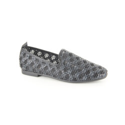 La Strada 1814422 black dames instappers gekleed