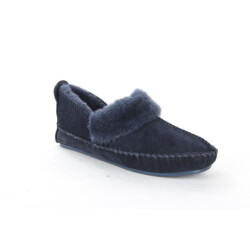 Warmbat Polarfox dk.navy dames pantoffel (gesloten hiel)