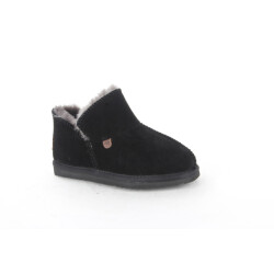 Warmbat Willow black dames pantoffel (gesloten hiel)