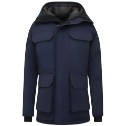 Beluomo Halflange winterjas met capuchon
