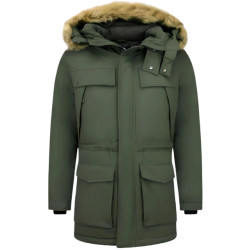 Enos Parka jas met bontkraag