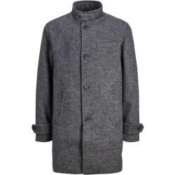 Jack & Jones Jprblamelton wool coat sn dark grey/twil
