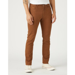 Wrangler Larston heren slim-fit broek bison