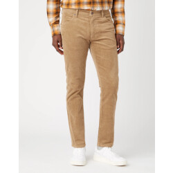 Wrangler Larston heren slim-fit broek lead grey