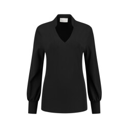 Helena Hart 7369 top goldie tranfer bloue